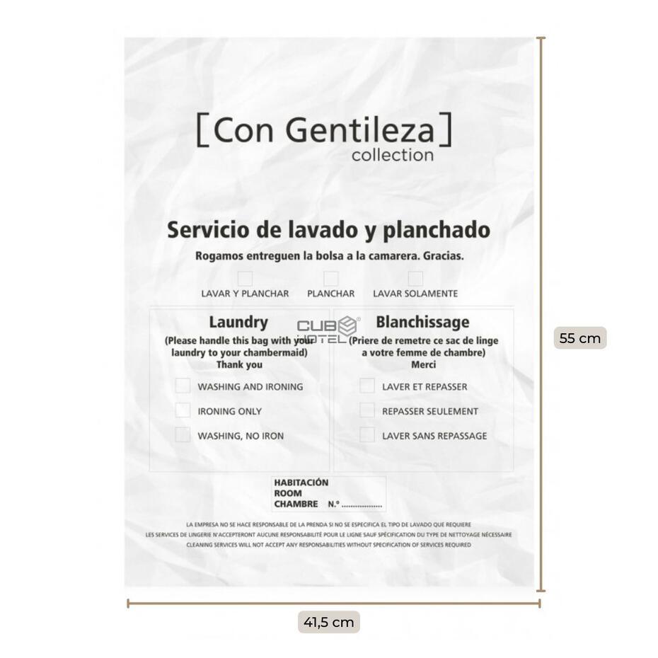 1000 Sacos Lavandaria Hotel CON GENTILEZA